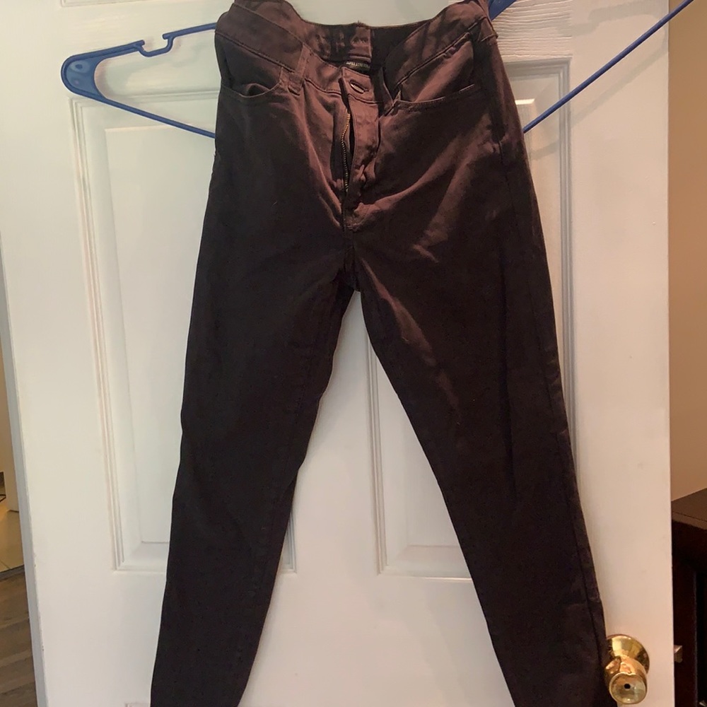 Black American eagle skinny jeans